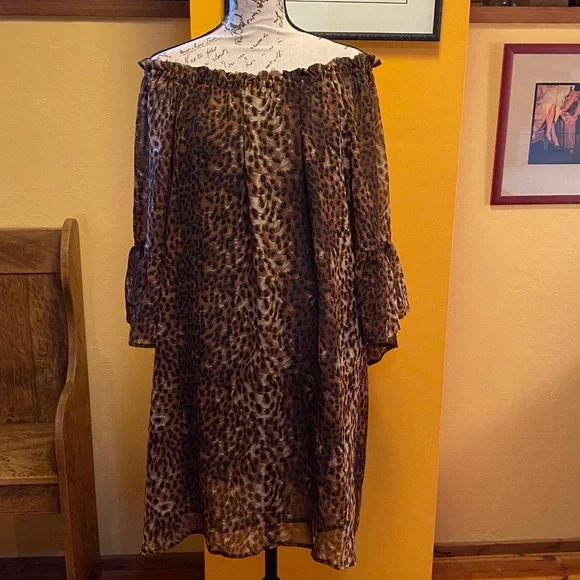 Cowgirl Justice Chiffon Cheetah Print Mini - Picture 2 of 7